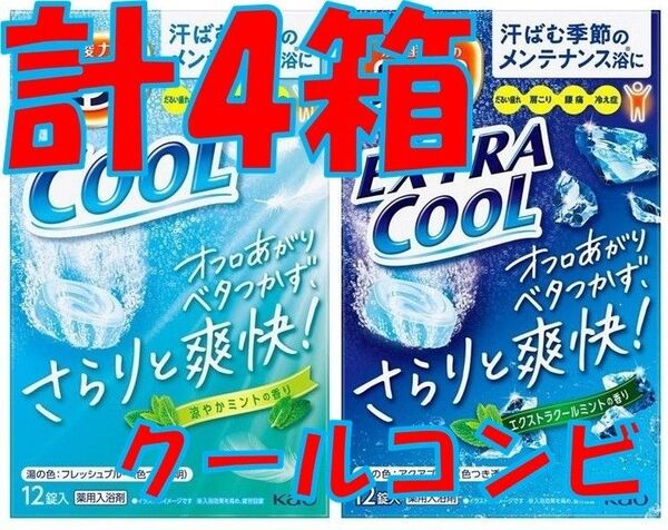 花王 バブ クール C55【クール コンビ 48錠】 入浴剤