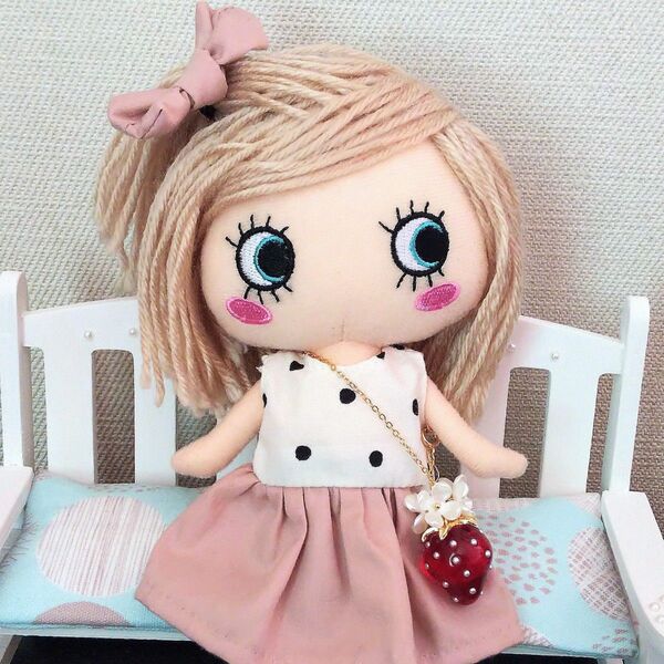 イーマリーちゃん 大きな苺ポシェット クリアレッド