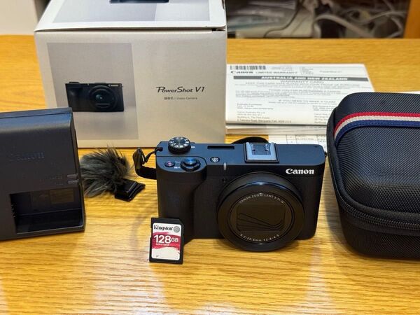 【充電器&SD付き】超美品Canon PowerShot V1