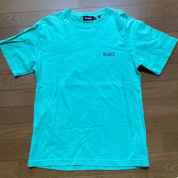 中古 エクストララージ X-LARGE 半袖Tシャツ ミントグリーン M