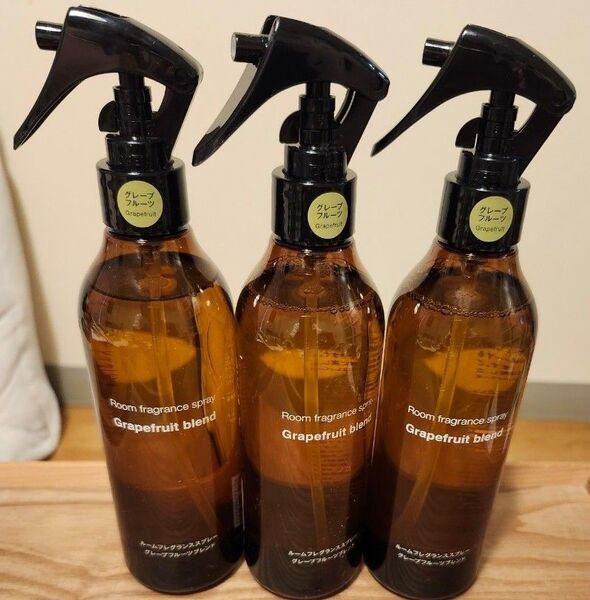 ルームフレグランススプレー グレープフルーツブレンド300mL 3本セット 新品未使用 無印良品