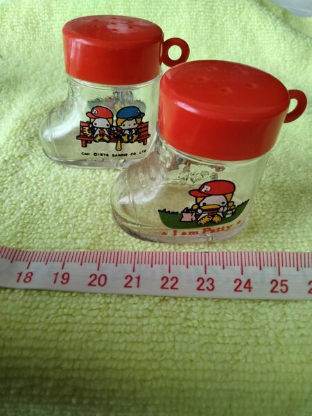 SANRIO サンリオ Patty&Jimmy 調味料入れ 2個 1975年