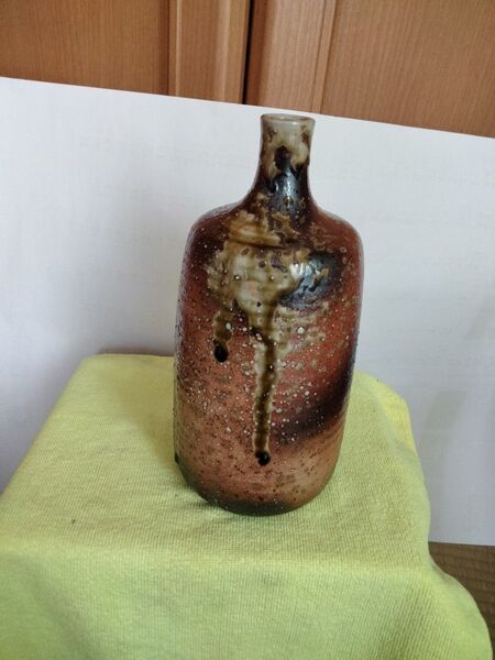 信楽焼 花入 花瓶 陶器