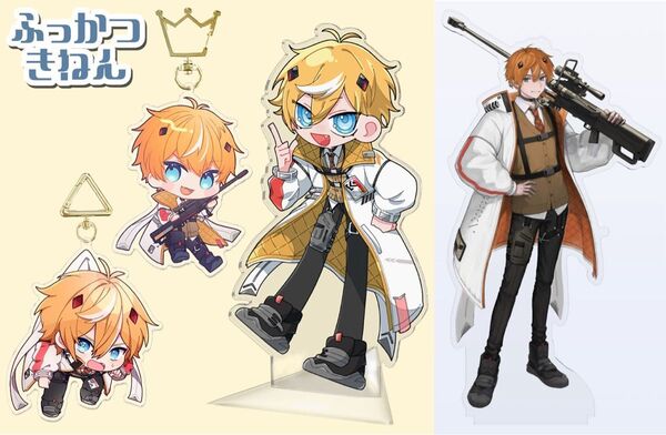 キルハ Vtuber グッズ 7体 アクリルキーホルダー アクキー アクリルスタンド アクスタ