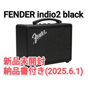 Fender Audio BluetoothスピーカーIndio 2 (フェンダー インディオ) ブラック BLACK