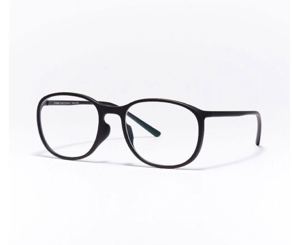 極美品 JINS メガネ ブルーライトカット搭載 ロワン&エルワン マットブラック URF-19S-008 伊達 度なし 黒