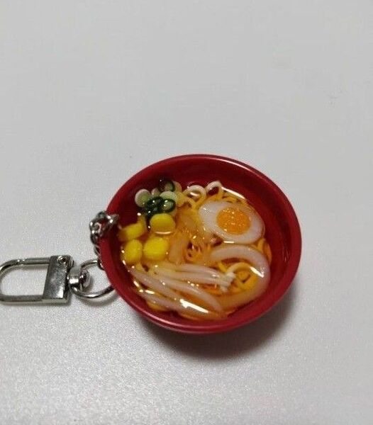 食品サンプルラーメンキーホルダー