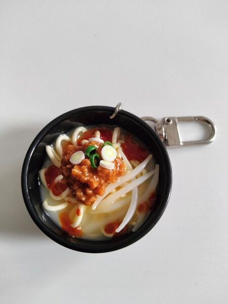 ラーメンキーホルダー食品サンプルキーホルダー