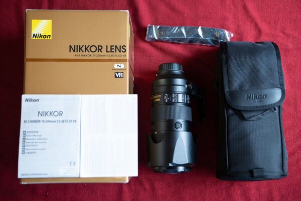 【元箱、取説有り】レンズ Nikon AF-S NIKKOR 70-200mm f/2.8E FL ED VR