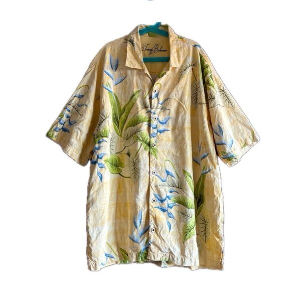 Tommy Bahama トミーバハマ ハワイ アロハシャツ シルク100% M