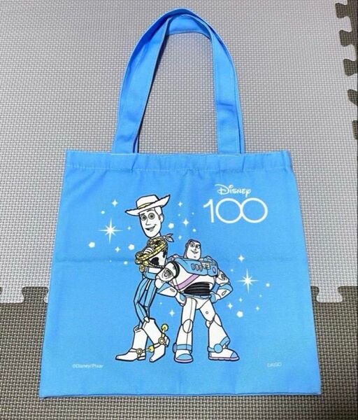 ディズニー100 コラボ ブルー トイストーリー トートバッグ disney