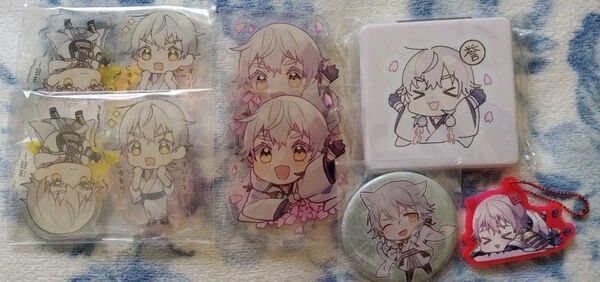 鶴丸国永 同人グッズ アクスタ アクキー 缶バッジ など