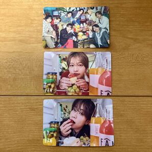 timelesz FAM CD特典トレカ猪俣周杜-佐藤勝利、橋本将生-菊池風磨、全員、計3枚