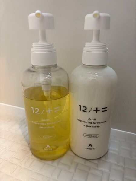 12/+= JU-NI木村石鹸のモイストタイプのシャンプートリートメント