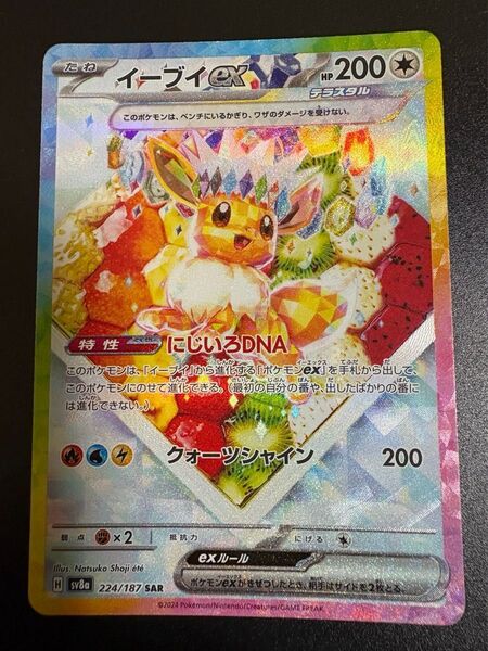 ポケモンカードゲーム イーブイex SAR テラスタルフェスex