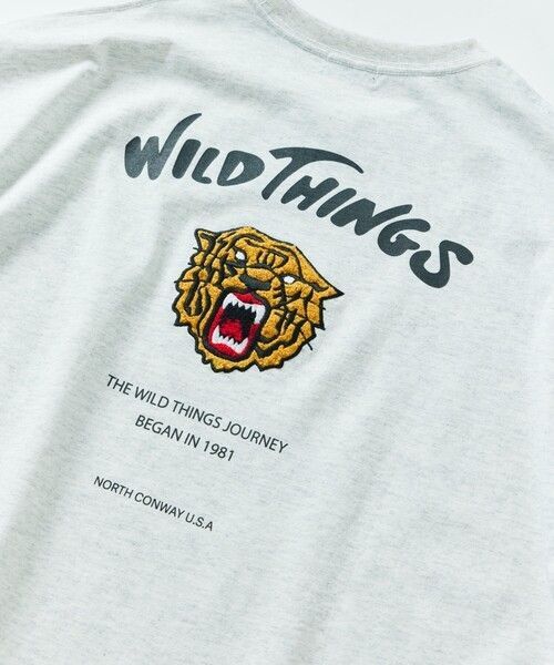 【新品】WILD THINGS × FREAK'S STORE 別注 半袖 T アッシュグレー