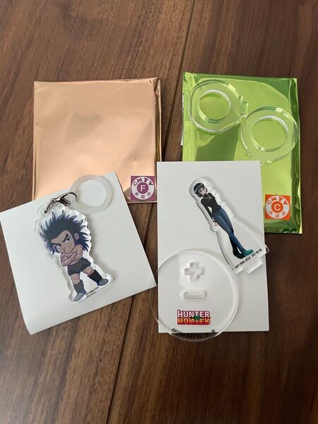 HUNTER×HUNTER シズク ウボォーギン デフォルメアクリルチャーム リング付きミニアクリルスタンド ポップアップ