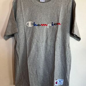 Champion ロゴTシャツ グレー XL メンズ