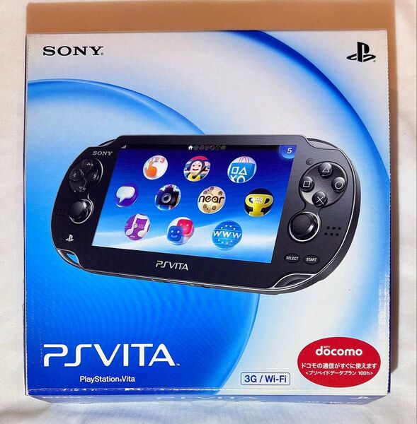 PlayStation Vita (プレイステーション ヴィータ) 3G/Wi-Fiモデル 有機EL クリスタルブラック初回限定版