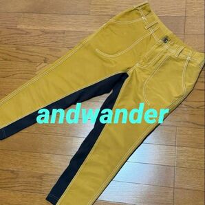 andwanderクロスリブパンツ(難あり)