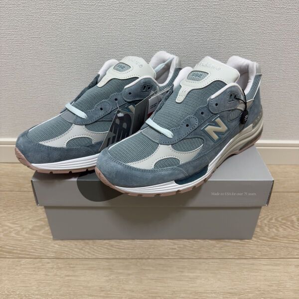 KITH × New Balance 992 "Aegean Blue/Shadow Gray"
