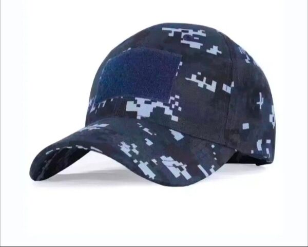 アメリカ海軍 NWU デジタル迷彩 キャップ US NAVY Type-1 帽子 米海軍 USN ネイビー ブルー 青 紺 カモ