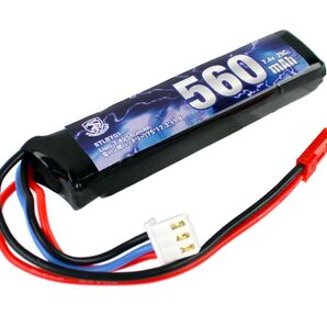 S&T 電動ハンドガン Lipoバッテリー 7.4V 560mAh 25C 新品未使用品 リポバッテリー G18C M93R