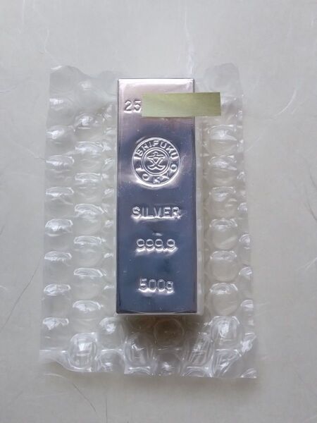 石福金属興業 シルバー インゴット500g 純銀 銀地金 2