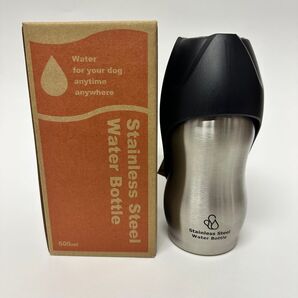 ループ ROOP ペット専用ステンレス水筒 ステンレスボトル シルバー M