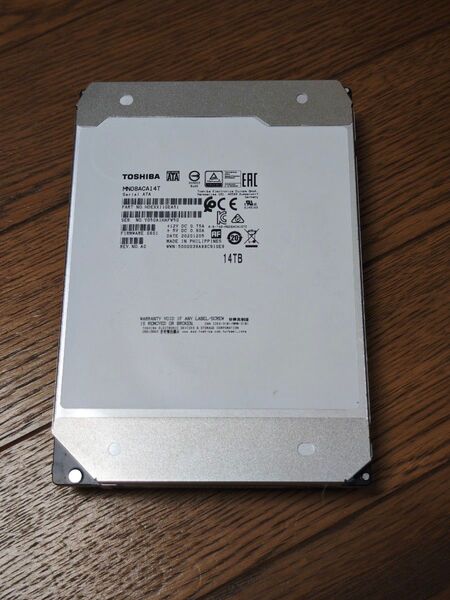 TOSHIBA 東芝 MN08ACA14T HDD 14TB #3