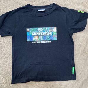 Minecraft Tシャツ 黒 ブラック キッズ 子供服 130