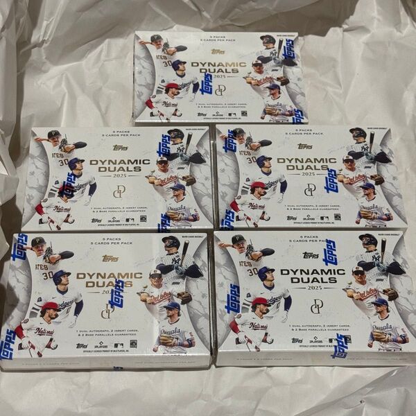 2025 Topps Dynamic Duals Baseball Hobby BOX 大谷翔平 オート