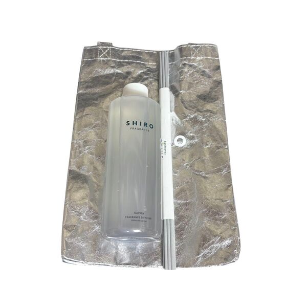 SHIRO シロ サボン フレグランスディフューザー リキッド 300ml スティック ギフトペーパーバッグ セット