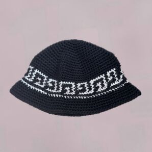 クラッシャーハット 雷紋柄 ハンドメイド