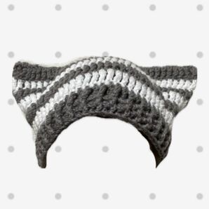 猫耳ニット帽 猫耳 ハンドメイド