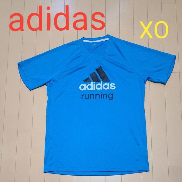 adidas アディダス メンズ ランニング Tシャツ XO ブルー トレーニング ウォーキング