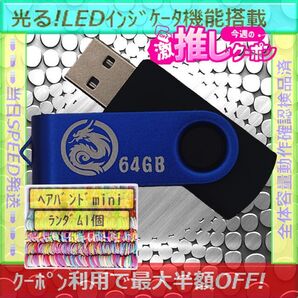 +ヘアバンド1個(お得)+新品 USBメモリ 64GB×1個《№25》