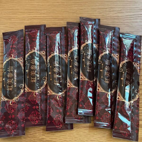 紅美参仙 7本 希少糖 高麗人参 紅参 ゼリー 銀座ステファニー化粧品