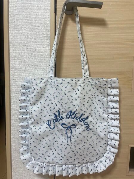 キャスキッドソン Cath Kidston フリルトートバッグ ブルー