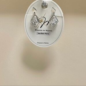 Mignon de Bijoux ノンホールピアス シルバー