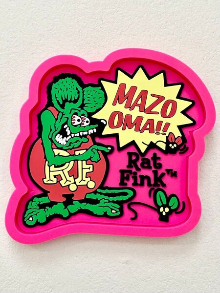 【小物置き】RATFINK ラバー トレイ 車用品 インテリア ラットフィンク 小物 玄関 ピンク