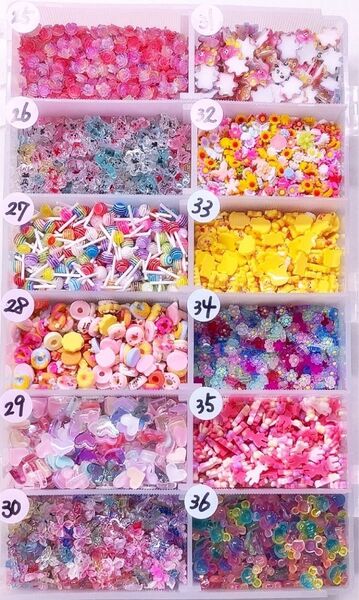 1掬い100円・ネイルパーツミニパーツ・ハンドメイドデコレーションホイップデコ・組み合わせ自由
