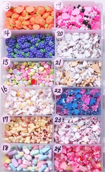 1掬い100円・ネイルパーツミニパーツ・ハンドメイドデコレーションホイップデコ・組み合わせ自由