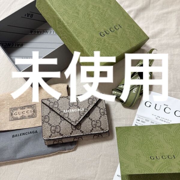 グッチ コラボ 三つ折り財布