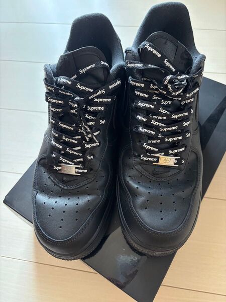 Supreme × Nike Air Force 1 Low "Black" シュプリーム ナイキエアフォース1 28.5cm