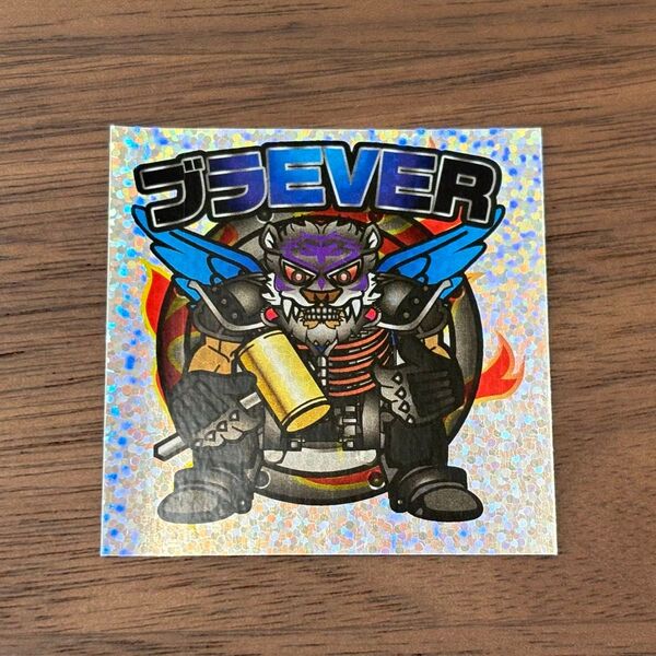 サンプル版 ラメ ブラEVER シール ドラGOD 50mm角シール ビックリマン
