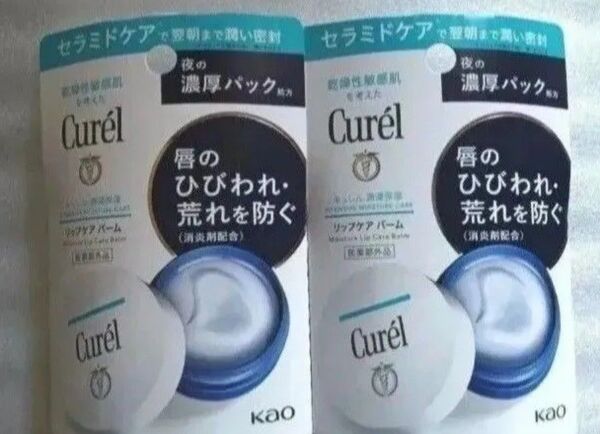 キュレル Curelリップケアバーム(リップクリーム)2点