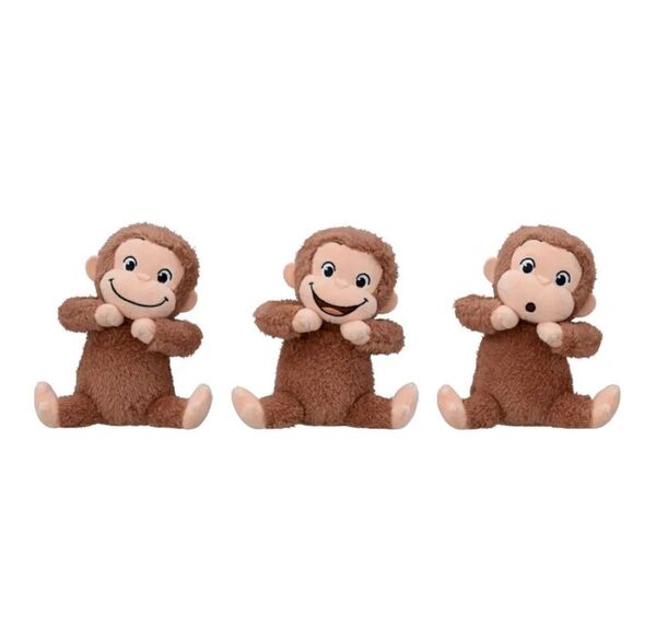 おさるのさジョージ ひょこぴょこぬいぐるみ 全3種 マスコット キャラクター