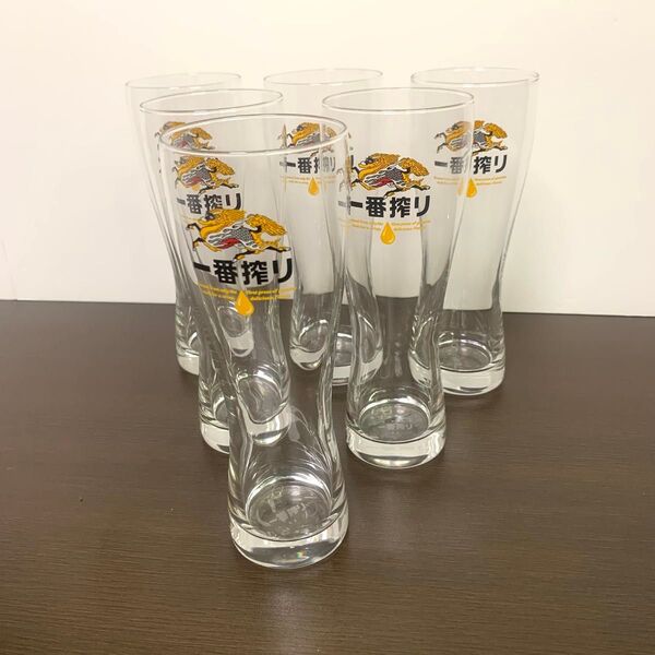 キリン一番搾り ビアグラス6個セット ビールグラス タンブラー 新品未使用 KIRIN キリンビール コップ