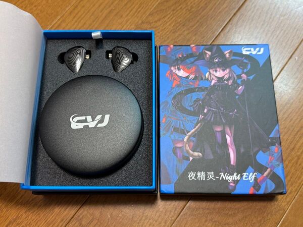 美品 CVJ Night Elf 新デザインFP IEM 有線 イヤホン